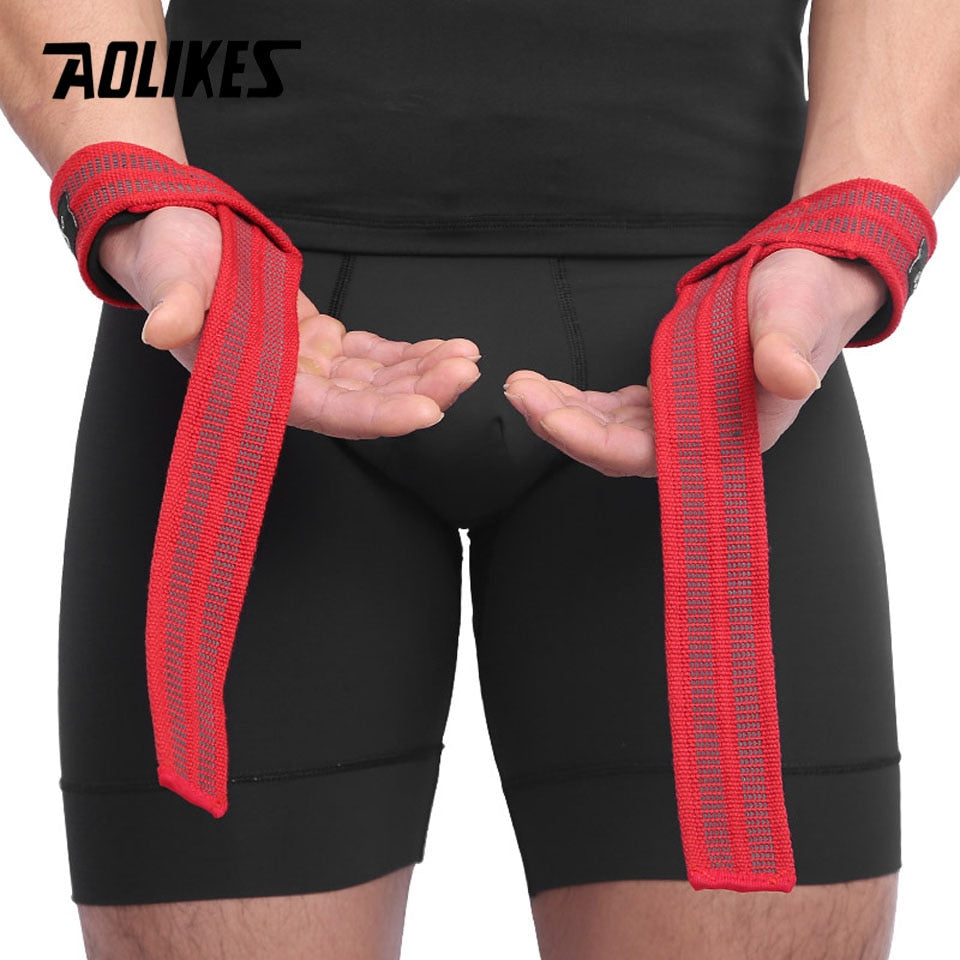 2Pcs/Lot Sport Wrist Support Professional Adjustable Weight Lifting Bodybuilding Wristband Gym Strap Protection Wrist