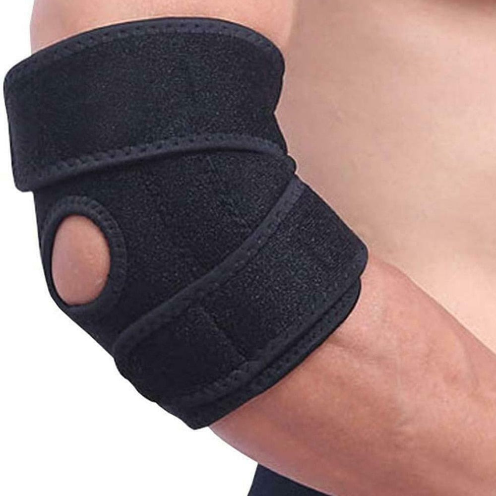 Pad Band Gym Adjustable Tennis Elbow Support Spring Elbow Brace Arthritis Golfers Strap Elbow Protection Lateral Pain Syndrome