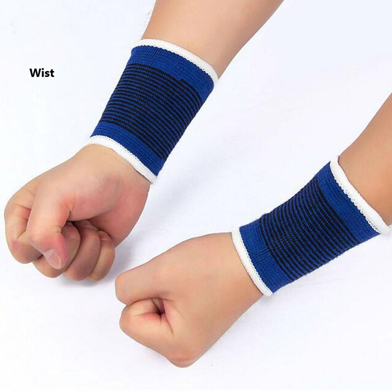 2PCS Elastic Sport Protection Band Elbow Knee Pads Fitness Gym Wristband Sleeve Elasticated Bandage Pad Ankle Brace Support Band