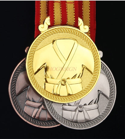 Trophy Metal Medal Taekwondo Martial Arts Sports Competition Award