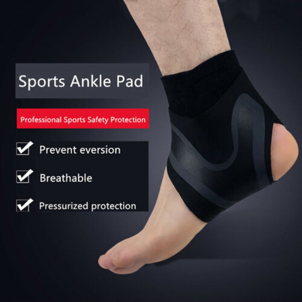 Foot Protection Bandage Sports Safety Anke Support Brace Elastic Ankle Brace Adjustable Compression Ankle Wrap